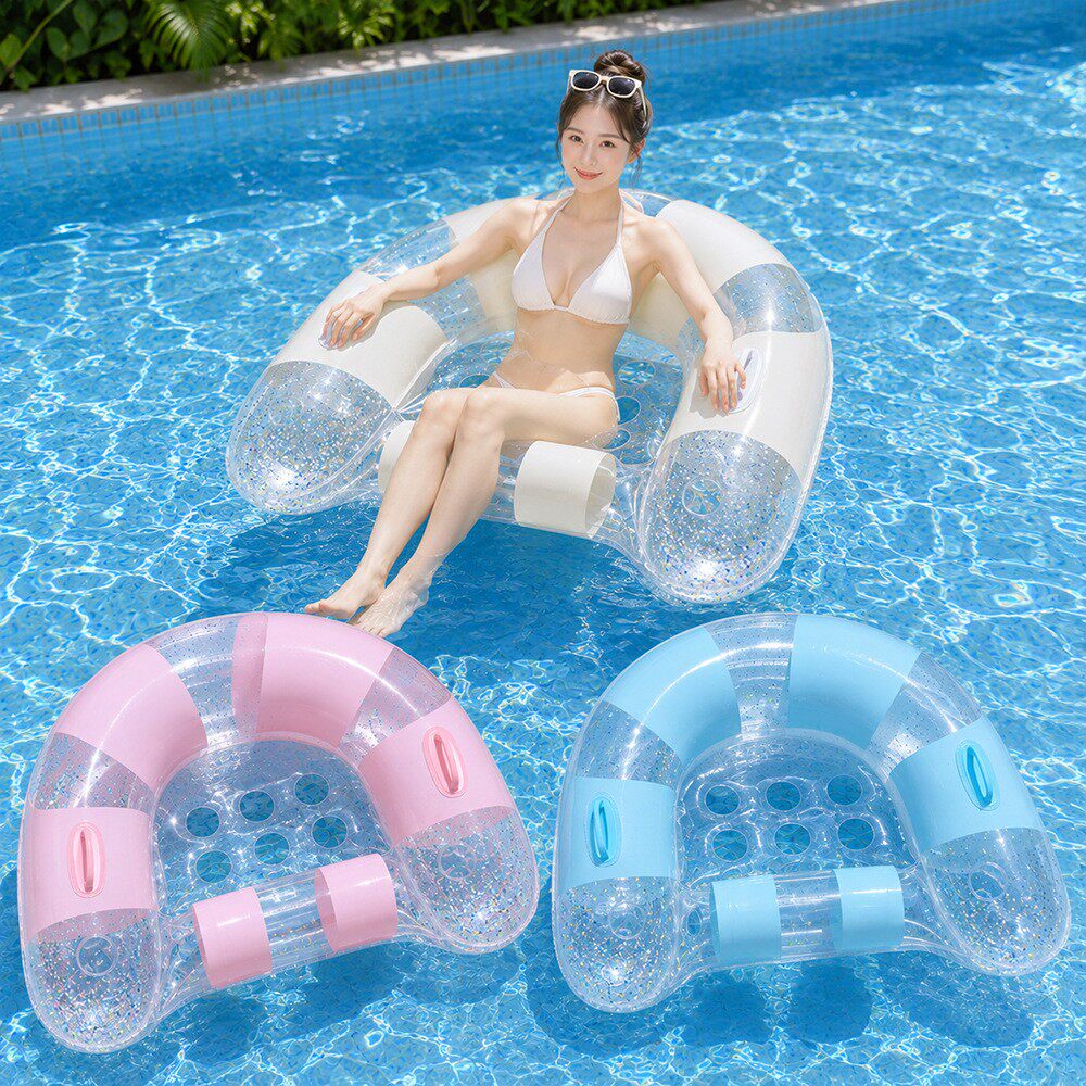 Aquatic Sports - Opblaasbare zwemband voor volwassenen, waterhangmat, zwemstoel,