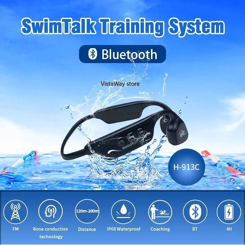 SwimTalk waterdichte hoofdtele - Aquatic Sports Swimming recensie en prijs